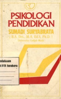 Image of Psikologi Pendidikan/Sumadi Suryabrata