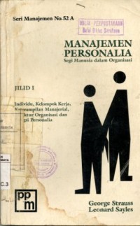 Image of Manajemen Personalia Jilid 1: Segi Manusia dalam Organisasi