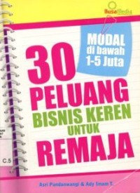 Image of 30 Peluang Bisnis Keren untuk Remaja