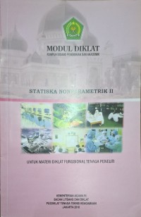 Image of Statistika nonparametrik 2